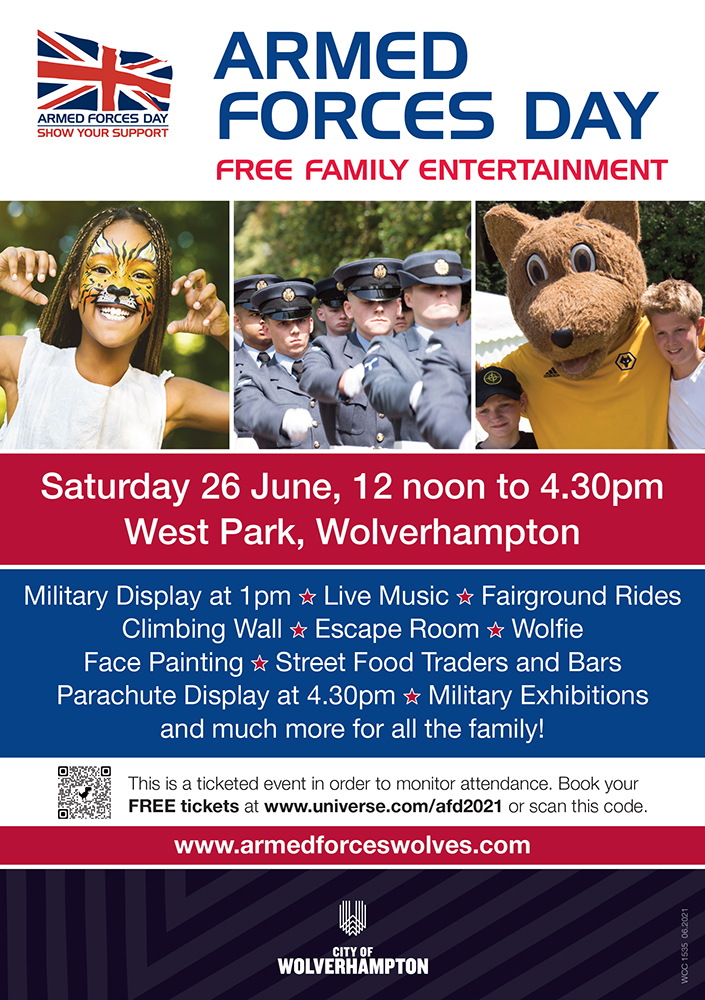 Free community event to mark Armed Forces Day on Saturday at